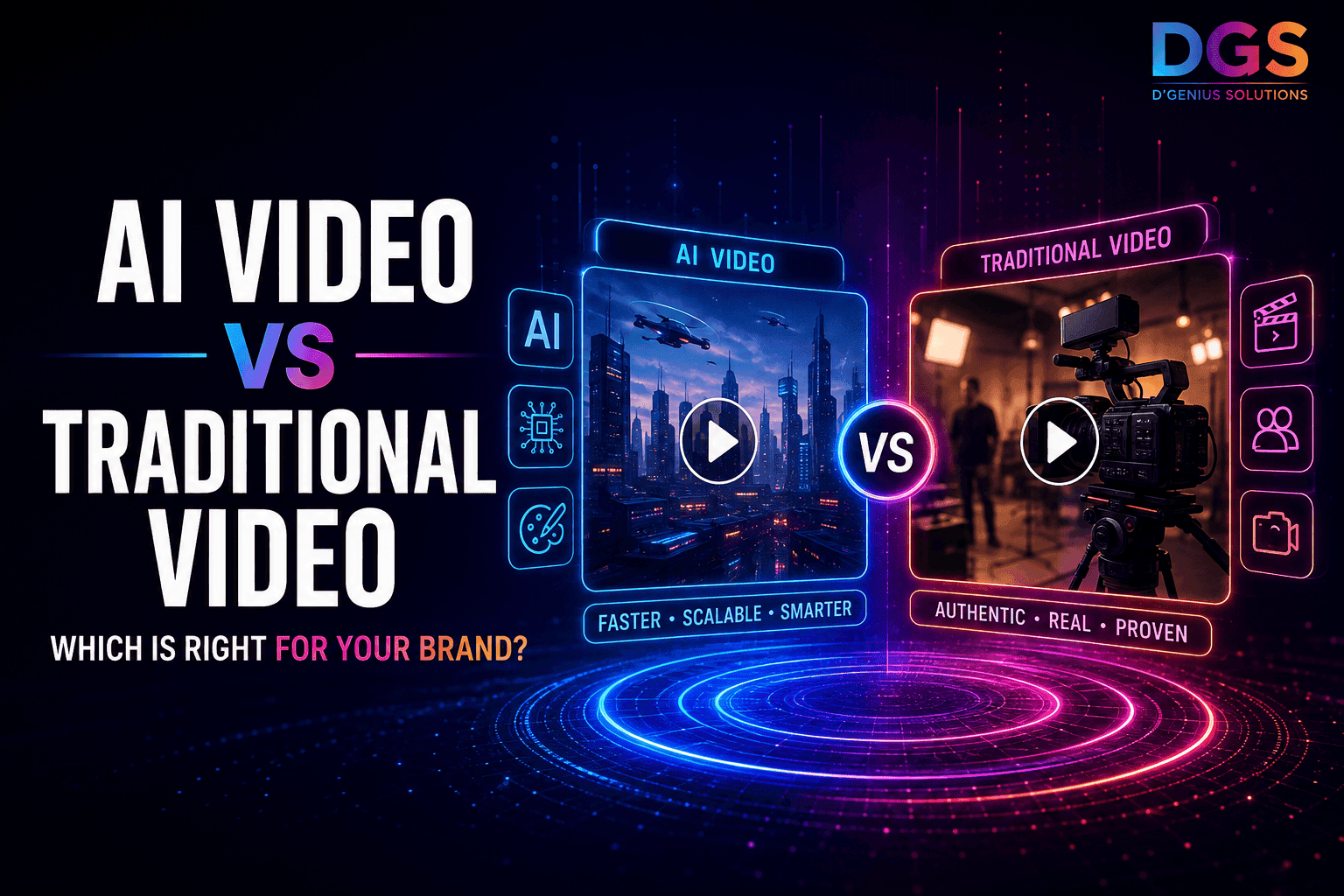 AI Video vs Traditional Video 7 Proven Differences for Brands