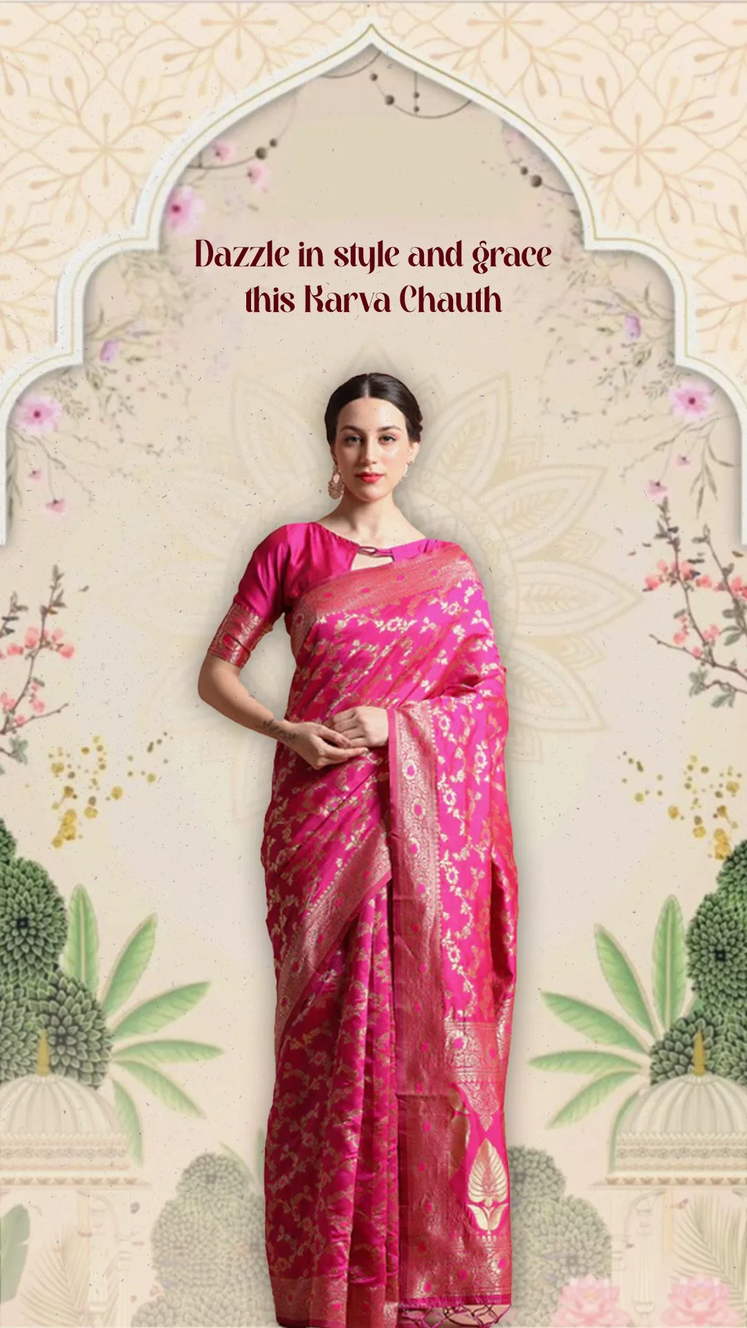 Karva chauth Story saree