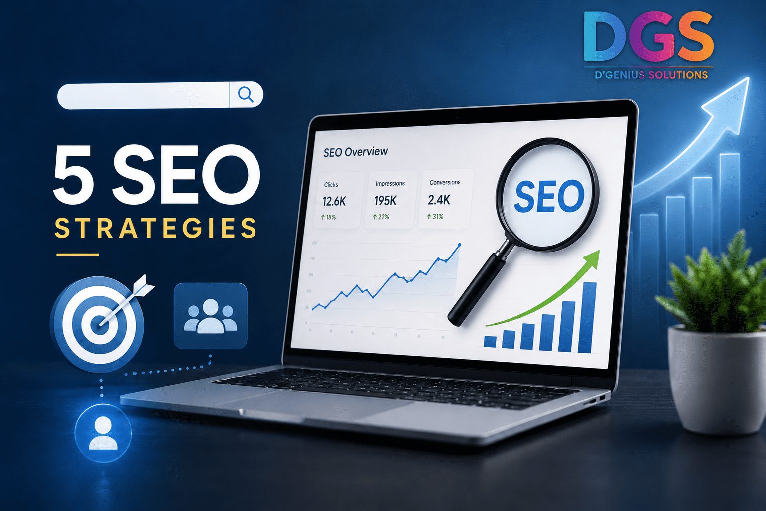 SEO strategies to improve rankings and generate business leads