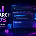 AI-generated summaries in search ads with AI search ads and Google Ads interface