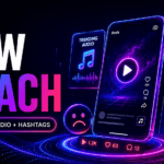Low social media reach despite using trending audio and hashtags