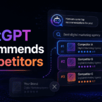 ChatGPT brand visibility showing AI recommending competitors instead of your brand