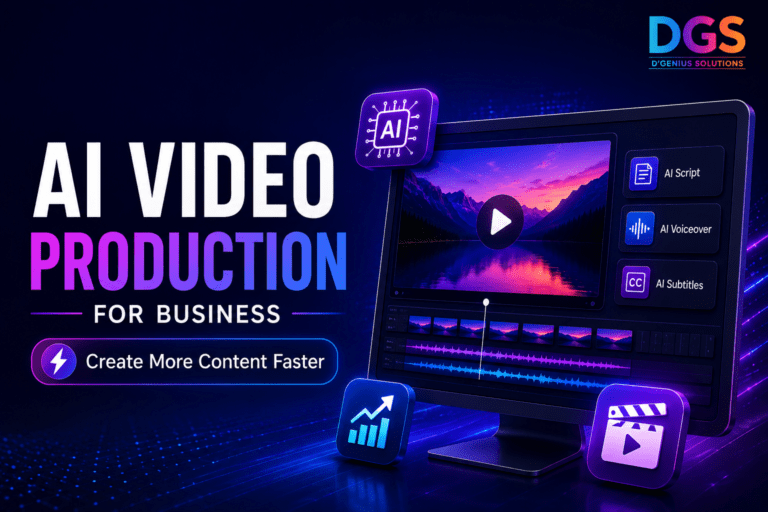 AI video production for business thumbnail by D’Genius Solutions
