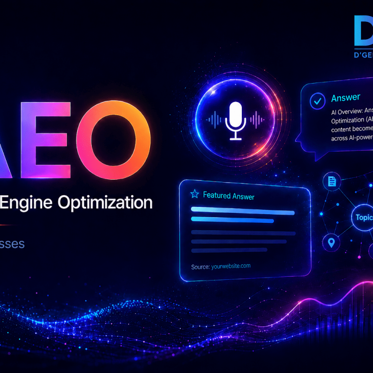 AEO answer engine optimization for business visibility