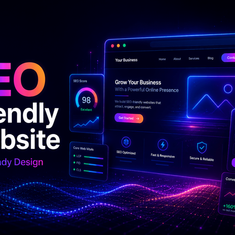 SEO friendly website for lead-ready business website design
